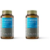 Talya L-CARNITINE L-Karnitin'li Bitkisel Karışım İçeren Takviye Edici Gıda - Sporcu Destek Takviyesi - 60 Kapsül (2 paketi)