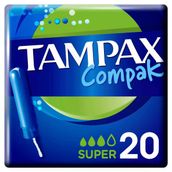 Tampax Compak 20x6 120 Adet Süper Tampon