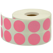 Tanex 20 mm 2500'Lü Pembe Nokta Etiket