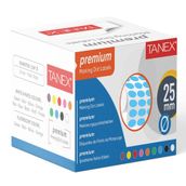 Tanex 25 mm 2500 Adet Mavi Nokta Etiket