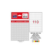 Tanex OFC-104 8x12 mm Beyaz Poşetli Ofis Etiketi