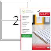 Tanex TW-2002 199.6x143.5 Beyaz 100 Yaprak Klasik Laser Etiket