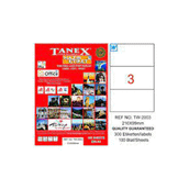 Tanex TW-2003 Lazer Etiket