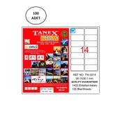 Tanex TW-2014 99x38 mm 100 Adet Lazer Etiket