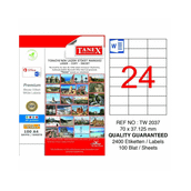 Tanex TW-2037 70x37,125 mm Laser Etiket