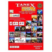 Tanex TW-2048 32x32 mm 100'lü Paket Kuşe Lazer Etiket