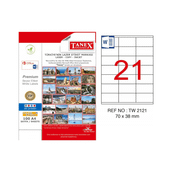 Tanex TW-2121 Lazer Etiket