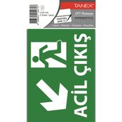 Tanex UYR-104 2'li Acil Çıkış Etiketi