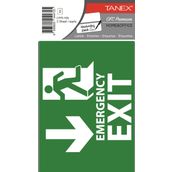 Tanex UYR-105 2'li Acil Çıkış Etiketi
