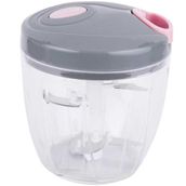 Tantitoni 900 ml Pratik Doğrayıcı Pembe-Gri