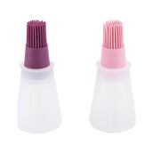 Tantitoni Açık Pembe ve Vişne Silikon 11.6 cm Fırça Seti