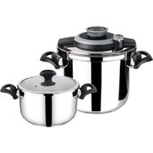 Tantitoni Powercook Siyah 4+7 lt Düdüklü Tencere Seti