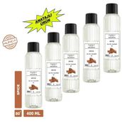 Tarçın Kolonyası 400 Ml, Ferahlatıcı Baharatlı Koku, Kalıcı Etki 5 Adet