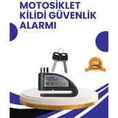 Taşınabilir Alarm Disk Kilidi Motosik Scooter Bisik Güvenlik
