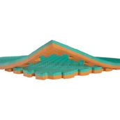 Tatami Minderi 1 Adet 100X100 26MM - Çok Renkli