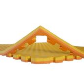 tatami minderi 100x100 26mm kalınlık (sarı-turuncu)