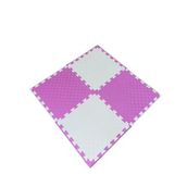 TATAMİ MİNDERİ 20MM(KALINLIK) 50X50 ÇİFT YÖNLÜ KULLANIM (pembe-beyaz)