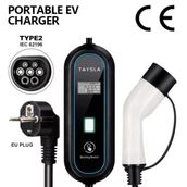 Taysla 3.5 Kw 16A Ev Tipi Bireysel Taşınabilir Portatif Elektrikli Araç Şarj İstasyonu 3 Metre