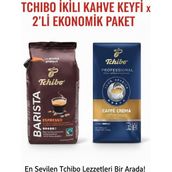 Tchibo Barista Espresso Çekirdek Kahve 1000 gr + Tchibo Professional Caffe Crema Çekirdek Kahve 1kg - 1 kg