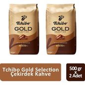 Tchibo Gold Selection Dengeli Lezzetli Çekirdek Kahve 500 gr x 2 Adet Zengin Aroma ile