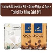 Tchibo Gold Selection Filtre Kahve 250 Gr X 2 Adet + Tchibo Filtre Kahve Kağıdı 80'li
