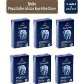Tchibo Privat African Blue Filtre Kahve 250 gr x 6 Adet - 1 Adet