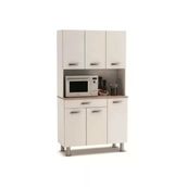 Tdesigno 120 cm Beyaz Amor Çok Amaçlı Mutfak Dolabı