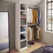 Tdesigno Alara Beyaz 150 cm Gardırop