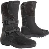 Tech90 Büse Adventure Black Motosiklet Botu Su Geçirmez, Nefes Alabilir Yapı ile Koruma Sağlar - Siyah