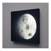 Technopa Ay Temalı 80x80 cm Kanvas Tablo
