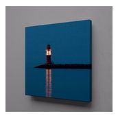 Technopa Deniz Feneri 130x130 cm Kanvas Tablo