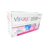 Tedafarma Vifolic - Folik Asit, Omega 3, Vitamin Ve Mineral Içeren Takviye Edici Gıda / 30 Yumuşak Jel Kapsül