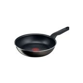 Tefal 28 cm Titanyum 1X SimpleCook Difüzyon Tabanlı Wok Tava siyah