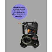 Tek Bataryalı 48V Şarjlı Basınçlı Yıkama Makinesi - Renkli - 1