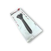 Tek-İş 300mm x 4.8mm Siyah Plastik Kablo Bağı | 50 Adet | Güçlü Cırt Kelepçe | Endüstriyel ve Ev Tipi Sabitleme Çözümü