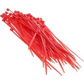 Tek-İş Kablo Bağı Plastik Cırt Kelepçe 200 mm x 2.5 mm Kırmızı 100 Adet