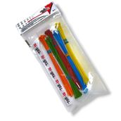 Tek-İş Karışık Renk Plastik Kablo Bağı Seti | 200mm x 2.5mm | 100 Adet (5 Renk x 20) | Renkli Cırt Kelepçeler | Kablo Düzenleyici