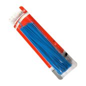 Tek-İş Mavi Plastik Kablo Bağı | 200mm x 2.5mm | 100 Adet | Cırt Kelepçe Seti | Kablo ve Tel Düzenleme Çözümü