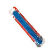Tek-İş Mavi Plastik Kablo Bağı | 200mm x 2.5mm | 50 Adet | Cırt Kelepçe Seti | Kablo Düzenleyici Klips