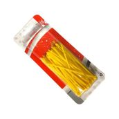 Tek-İş Sarı Plastik Kablo Bağı Seti | 100mm x 2.5mm | 100 Adet | Dayanıklı Cırt Kelepçe | Kablo Düzenleyici ve Sabitleyici