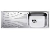 Teka NERİSSA50B Sol Damlalıklı Çelik Evye