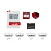 Teknim Tfp-31224 Konvansiyonel Sistem Yangın Alarm Seti 4 Lü