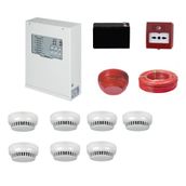 Teknim Tfp-31227Kd Konvansiyonel Sistem Yangın Alarm Seti 7 Li Kablo Dahil