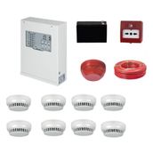 Teknim Tfp-31228kd Konvansiyonel Sistem Yangın Alarm Seti 8'li Kablo Dahil