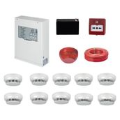 Teknim Tfp-312310kd Konvansiyonel Sistem Yangın Alarm Seti 10'lu Kablo Dahil