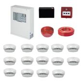 Teknim Tfp-312314kd Konvansiyonel Sistem Yangın Alarm Seti 14'lü Kablo Dahil