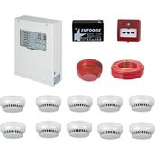 TEKNİM YANGIN ALARM SİSTEMİ SETİ 10 LU KABLO DAHİL