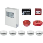 TEKNİM YANGIN ALARM SİSTEMİ SETİ 5 Lİ KABLO DAHİL