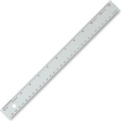 Tekno İstanbul Çift Taraflı Paslanmaz Çelik Metal Cetvel 50 cm