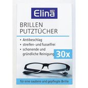 TeknoKapsül Elina Med Brillenputztücher Gözlük Temizleme Mendili, 30'lu Tek Kullanımlık Islak Mendil – Buğu Önl
